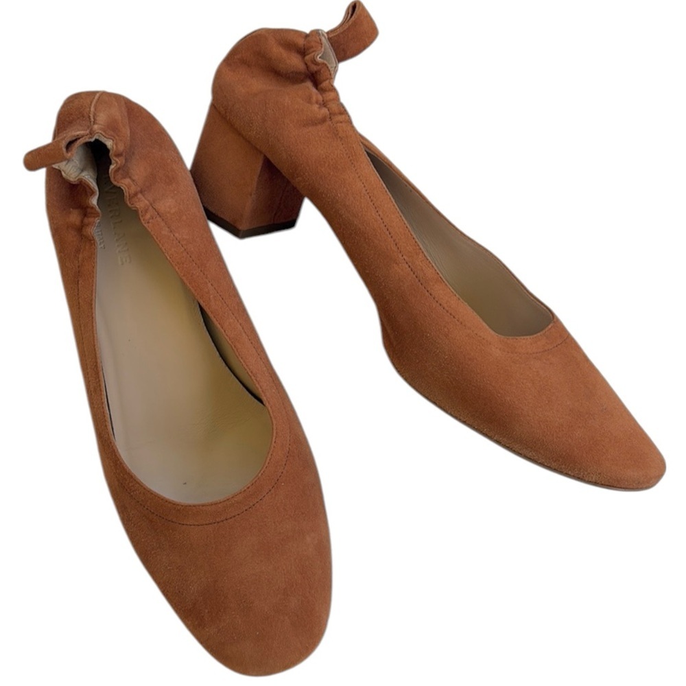 Everlane Women's Tan Block Heel Shoes - Picture 5 of 11